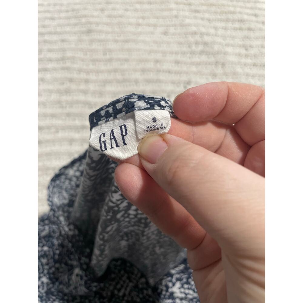 Gap Romper Elastic Waist Button Front Womens Smal… - image 6